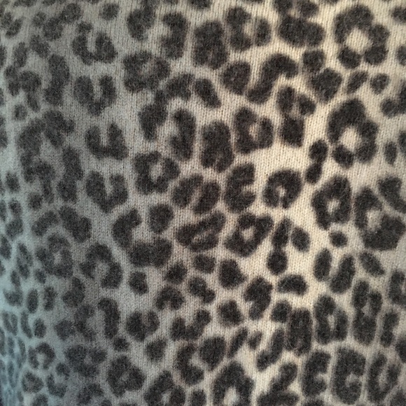 Talbots Cashmere Leopard Audrey Sweater - Picture 6 of 10
